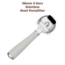 Tuni 58mm Stainless Steel Portafilter Replacement for Espresso Machines