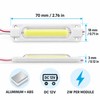10-Pack 12V 2W COB LED Modules with Lens, IP68 Waterproof