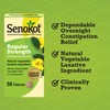 Senokot Senokot Regular Strength Tablets Natural Vegetable Laxative Ingredient, 50