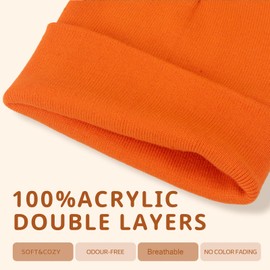 ZOORON Kids Beanie Boys Girls Beanies Children Winter Hats Children Knit Warm Caps Kids Soft Beanie Cap