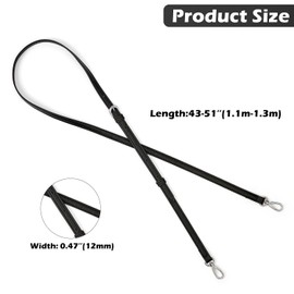 Eviznbou Shoulder Strap, Shoulder Strap for Bags, Handbags, Shoulder Strap, Bag Shoulder Strap for Women, Handbags, Shoulder Bag, Adjustable Length 109-130 cm