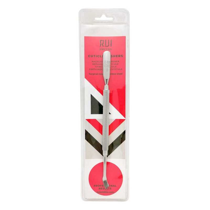 Rui Smiths Professional Double Ended Hypoallergenic Stainless Steel Metal Pusher
