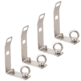 Metlead 4 Pack Load Stops Replacement T-Slot Truck Cross Bar, Stainless Steel Roof Rack Cross Bar Tie Down Bolts for Ladder Skis Snowboard Skateboard Firewood Kayak