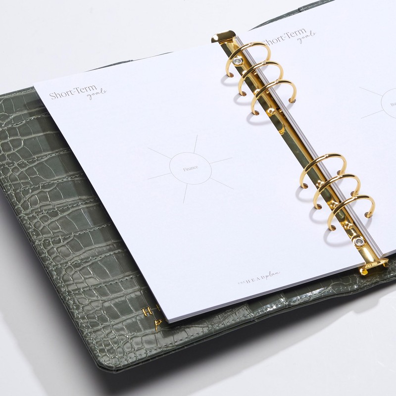 The Head Plan Goals Pack Planner Refills | Filofax A5