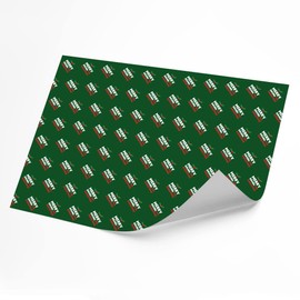 Funny Merry Drunk I'm Christmas - Novelty Wrapping Paper Sheet by Finger prints