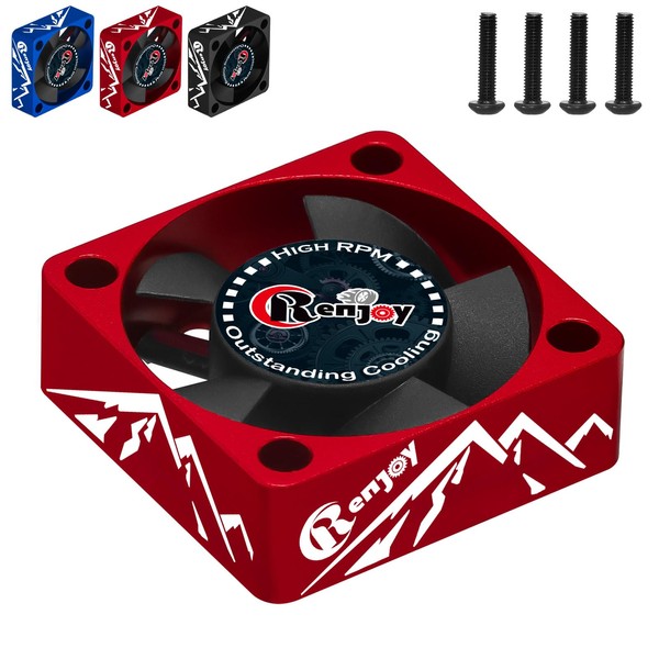 RCENJOY RC Cooling Fan Aluminum Alloy RC Car Motor Fan