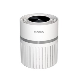 AZEUS Air Purifier for Bedroom, H13 True HEPA Filter with 24dB Ultra Quiet Air Cleaner, Covers 215 sq ft for Home Office Nursery, White
