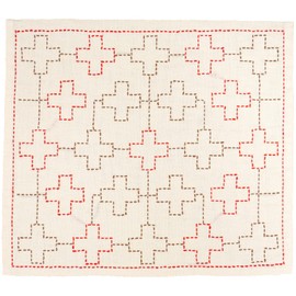 Hara Wool Sashiko Dish Towel, Sashiko Kit, Sashiko Set, Dish Towel, Sashiko Kit, 8. Cloth