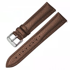 Aoeiwv Genuine Leather Watch Band Hand-Stitched Texture Padded Italian Leather Strap Quick Release 12mm 13mm 14mm 15mm 16mm 17mm 18mm 19mm 20mm 21mm 22mm 23mm 24mm Replacement Band for Women Men