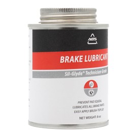 AGS Automotive Solutions Silicone-Based Brake Lubricant - Eliminate Squeals and Enhance Performance with Brush Top Can Application, Long-Lasting, 8oz - Excellent for Complete Brake Assembly Tasks