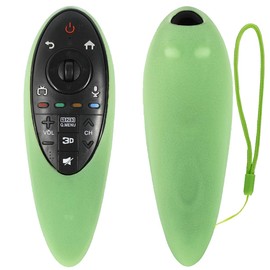 Remote Case for LG AN-MR500G Magic Remote Cover Flexible Shockproof Washable Remote Holder for LG 3D Smart TV Magic Remote Case(Glow in Dark Green)