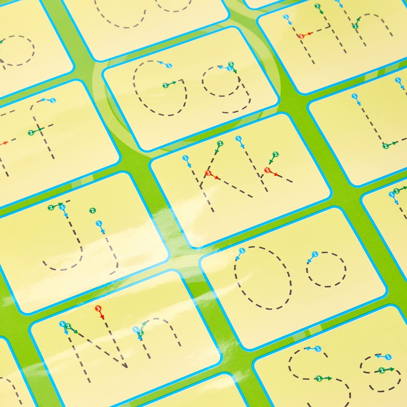 Sumbox Educational English Alphabet Trace Writing Wall Poster 2150