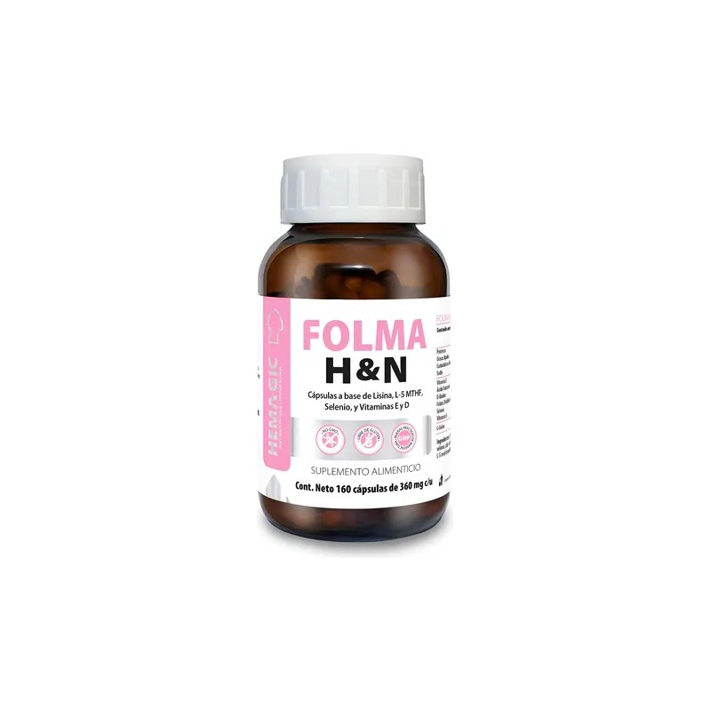 Hemagic Kit De Folma Hn (160 Cápsulas) Con Biotina Y