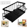 TNOMSNO Sink Organiser, Sink Organiser with Drip Tray, Kitchen Organiser