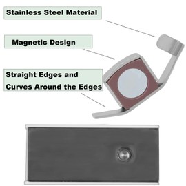 Sew Seam Allowance Ruler Includes Magnetic Seam Guide and MG1 Magnetic Seam Guide,Perforated Seam Gauge for Perfect 1/8”to 2” Straight Line Hems Includes 1/4” Pivot Point and 45 Degree Trim Line