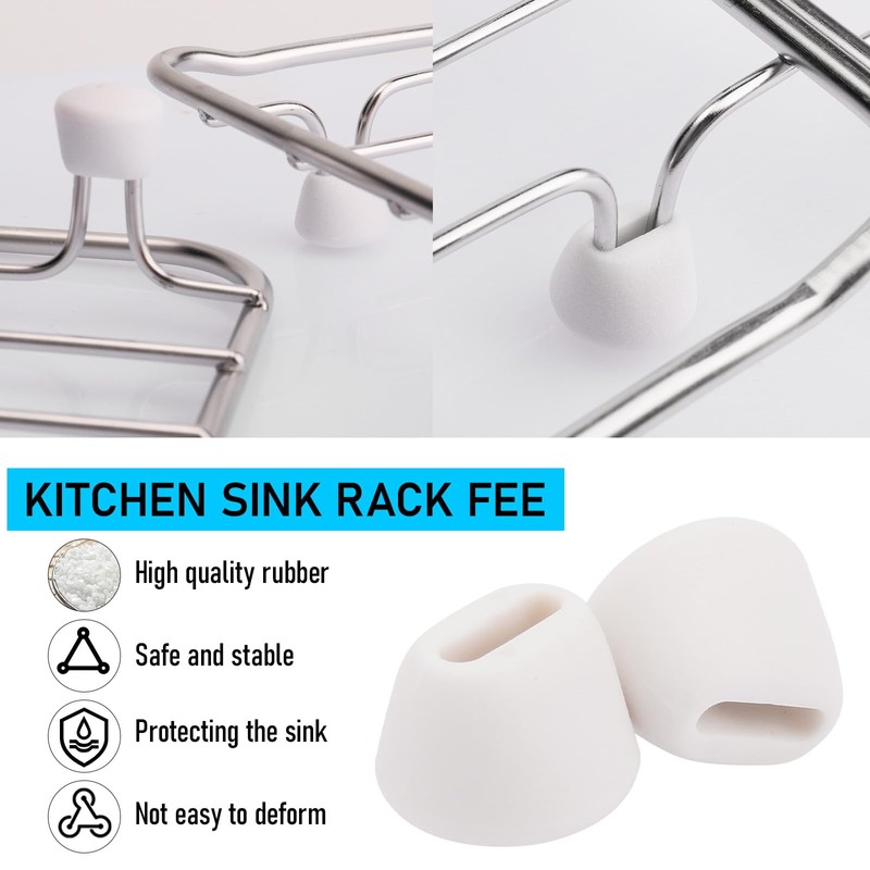 Sink Rack Feet for Kohler Kitchen Sink Rack Feet, 84544-0