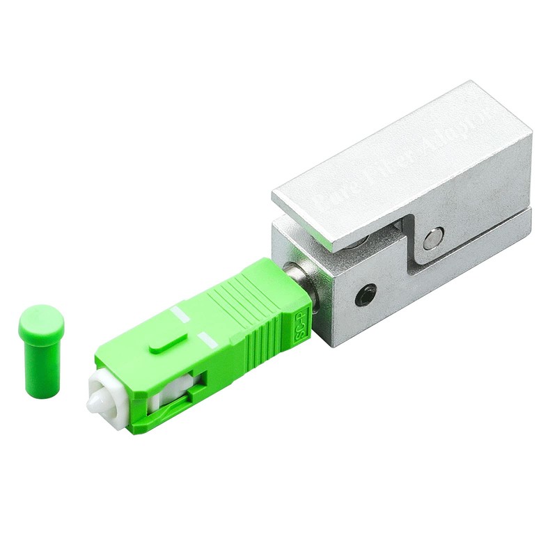 Fiber Optic Adapter FC/SC/LC APC Square Type Bare Fiber Adapter