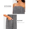 Vislivin Towel Wrap Robe for Women shower wrap robe Bath