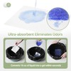 AKIMRABY Commode Liners with Absorbent Pads, 100 Bags & 40