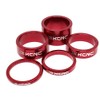 ケーシーエヌシー(KCNC) 自転車 軽量 ヘッド スペーサーセット レッド 3/5/10/14/20MM 506082
