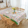 MANGATA CASA Floral Table Cloth Rectangle Table 60x102in-Flower Rectangle Tablecloth