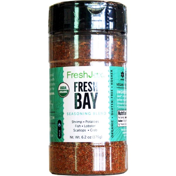 FreshJax Premium Gourmet Spices and Seasonings (Fresh Bay: Organic Sea Seasoning) 6.2oz