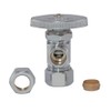 Eastman 04358LF Multi-Turn Angle Stop Valve, 1/2" OD x 5/8"
