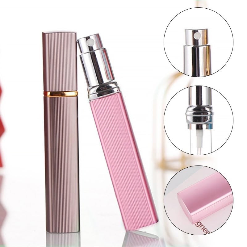 YAFIYGI Travel Perfume Atomizer Refillable Kit Includ 2Pcs Leakproof 12ml