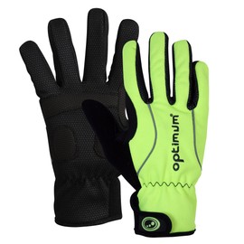 Optimum Warm Thermal Winter Gloves - Insulated, Water Resistant & Windproof, Perfect for Outdoor Activities, Cycling, Skiing, Snowboarding, Hiking, Running, Unisex Large