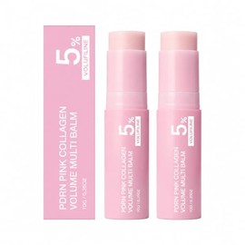 PDRN - Barra de bálsamo de colágeno rosa, volufilina, PDRN, NAD, colágeno, adecuado para el cuerpo, cara, cuello y labios; ayuda a hidratar la piel y 