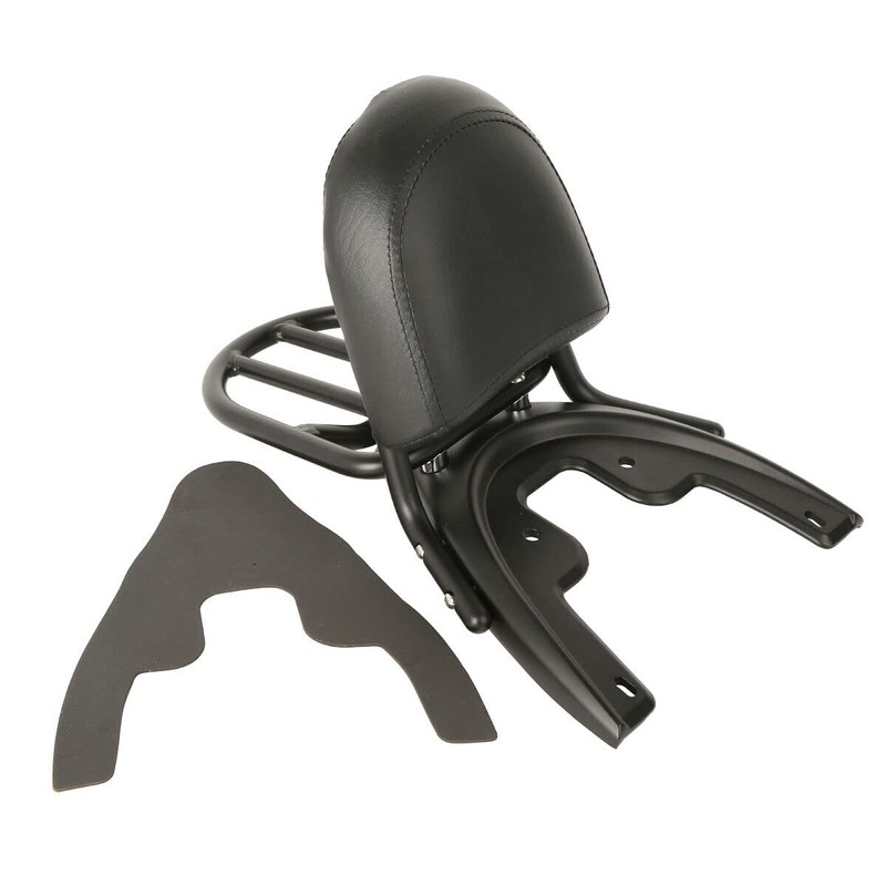 TCMT Black Backrest Luggage Rack Baseplate Fits For Harley Davidson