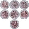 Nail Ssen Nail Art Nail Stone Parts MC Stone Round Light Rose / 네일쎈 네일아트 네일스톤파츠 MC스톤 원형 라이트 로즈