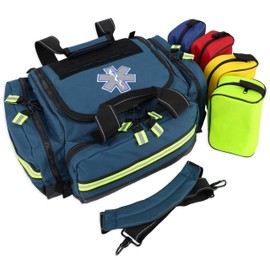 Lightning X Products Large Intermediate EMT Medic Modular Trauma First Responder EMT Bag - Blue