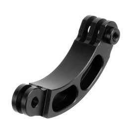 Aluminum Alloy Curved Extension Pivot Arm Mount for GoPro Hero 12/11/10/9/8/7/6/5 Black, DJI Osmo Action Camera