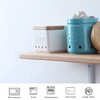 ONTUBE Garlic Keeper with Lid, Ceramic Garlic Holder Storage, Garlic
