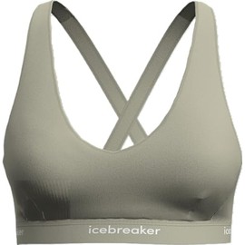 icebreaker Women’s Merino Blend 125 Cool-Lite Sprite Racerback Bra - Ashen - X-Small