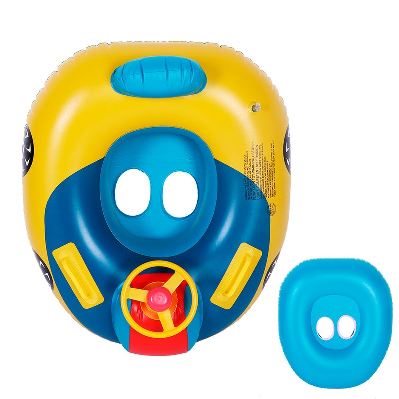 Inflatable Car Baby Kids Toddler Swimming Float Seat Boat Pool