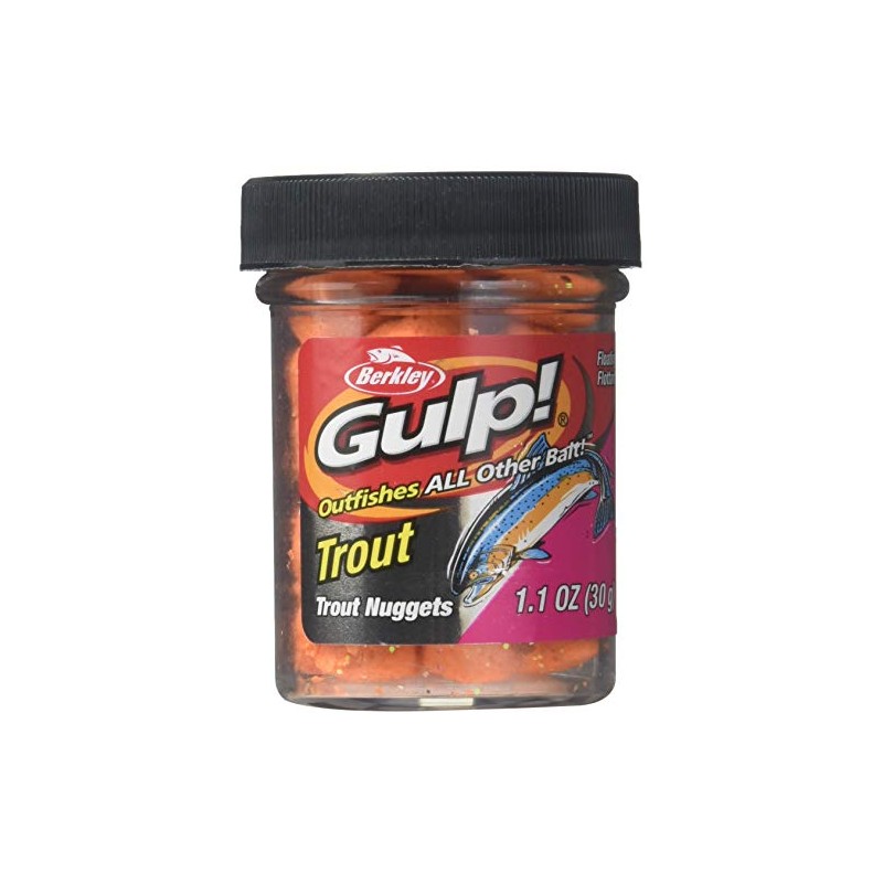 GDTN-ORP Gulp Dough Trout Nuggets, Orange Pulp, 30ml