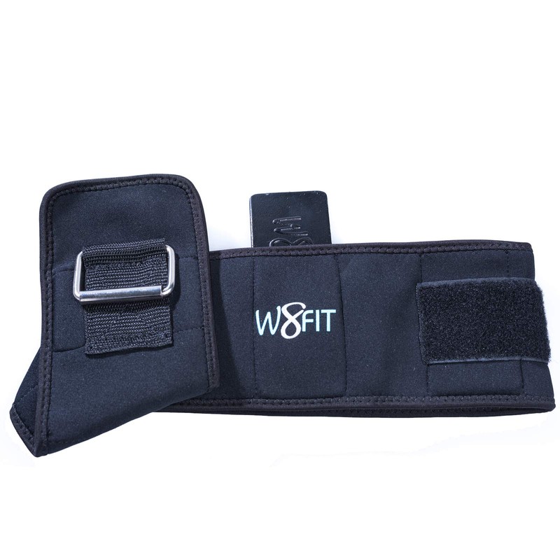 W8FIT Adjustable Weighted Walking and Exercise Belt (7 LB Small)