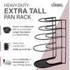 Cuisinel Heavy Duty Pots and Pans Organizer - Extra Large