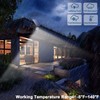 Solar Lights Outdoor Motion Sensor Flood Lights 2000LM IP67 Waterproof