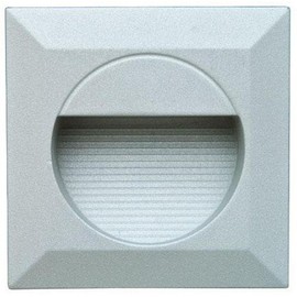 Dabmar Lighting, LV-LED20/W Square LED Step Light, 1.2W 12V, White Finish