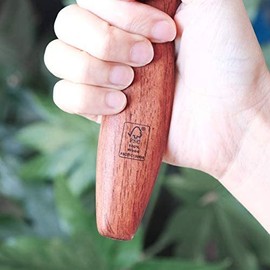 Evo Spike nylon pin bristle radial brush 28 mm, styling brush with boar bristles for quick and easy blow-drying, hair brush for women, women and men, made of certified wood