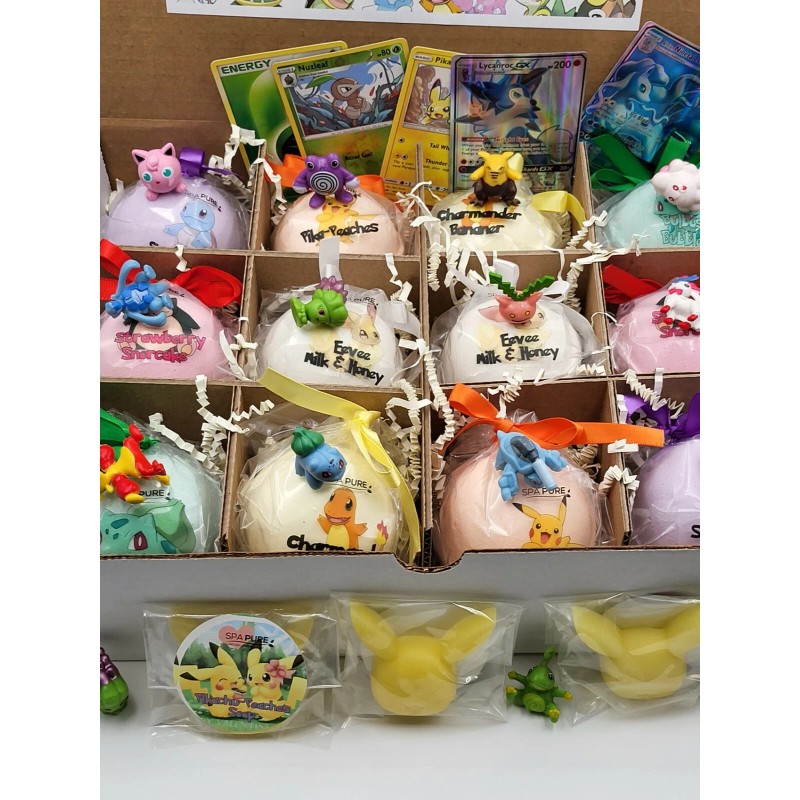 12 POKE-Bomb Bath Bombs For Kids With Surprise Toys Inside