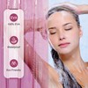 AmazerBath Shower Curtain Liner, 100% EVA Soft Clear Pink Heavy