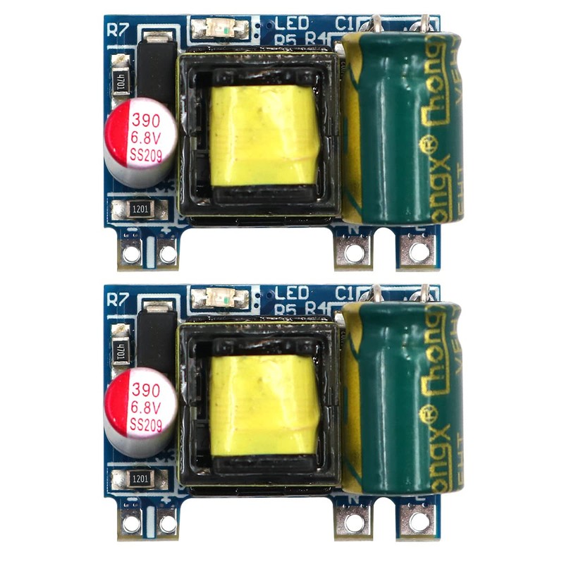 POFET 2PCS AC 220V To DC 5V Micro-Volume Isolated Switching
