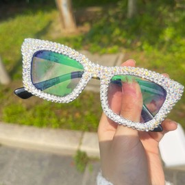 bullabulling 3 pack Oprah style Spring hinge Readers Blue Light Blocking Computer Square Reading Glasses for Women Men (Adiamond, 2.5)