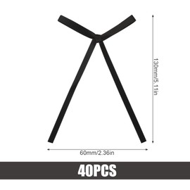 jwtyu 40 Stück Schwarze Schleifen Deko Torte Geburtstag Kuchen Dekoration Schleife Torten Deko für Hochzeit Valentinstag Geburtstag Party Weihnachten Deko Haarschmuck