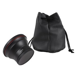 Namolit 58mm Camera Lens Kit with 0.43X Wide Angle Lens + Macro Lens Aluminum Alloy DSLR Camera Lens Replacement for Canon EOS 70D/77D/80D/1100D/700D/650D/600D/550D/300D/100D & Canon Rebel