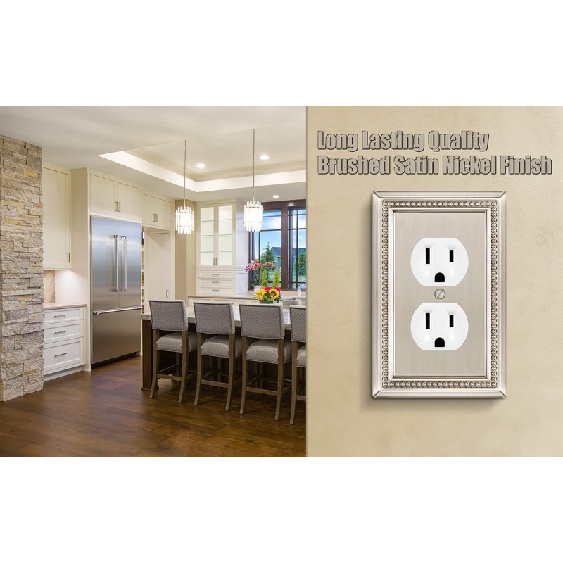 Henne Bery Sunken Pearls Heavy Duty Decorative Wall Plate Switch